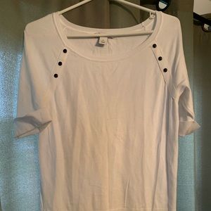 White House Black Market White Sweater Top